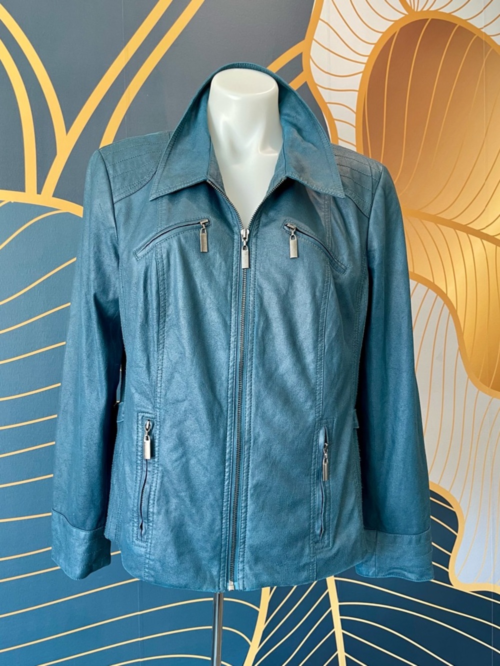 Conrad C Faux Suede Jacket.
